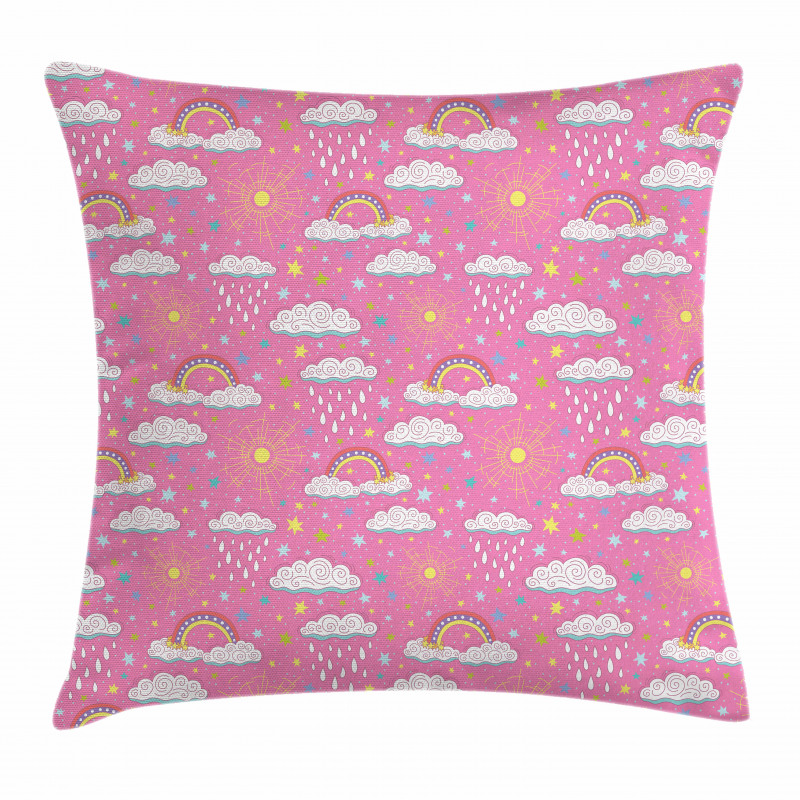 3 Color Rainbow Pillow Cover