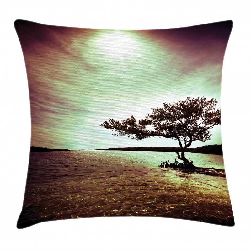 Picturesque Lakeside Pillow Cover
