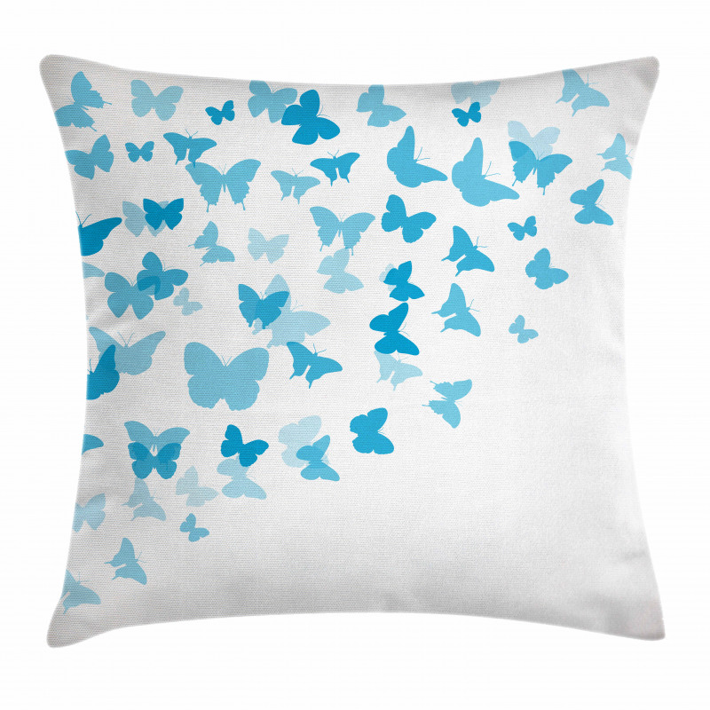Butterfly Flock Pillow Cover