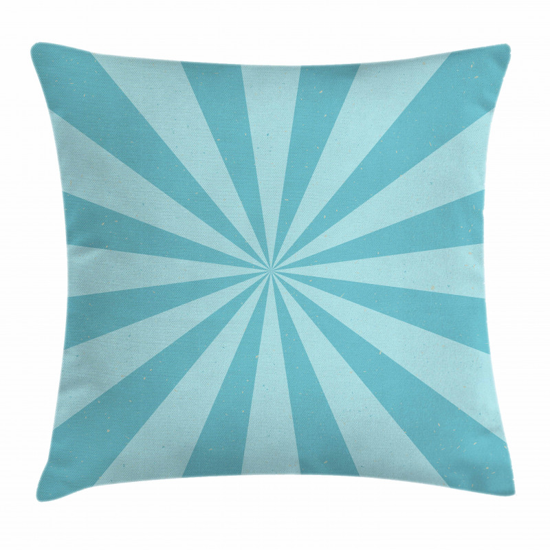 Dichromatic Radial Pillow Cover