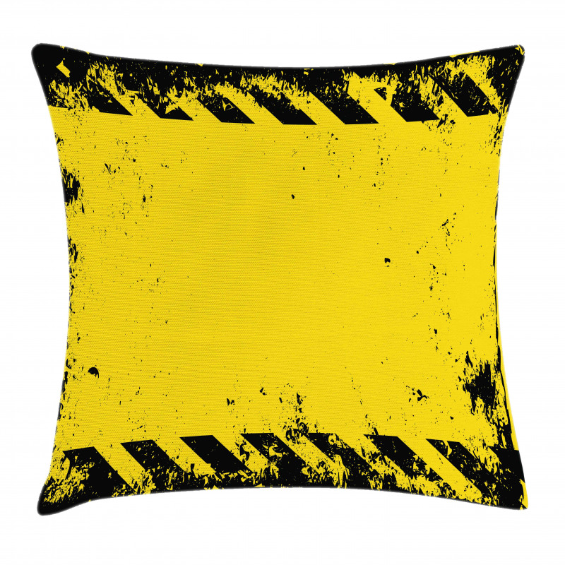 Hazard Caution Pillow Cover