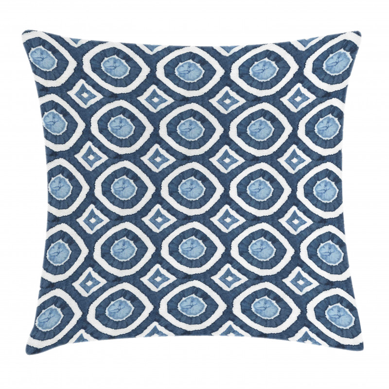 Shibori Dyeing Style Pillow Cover
