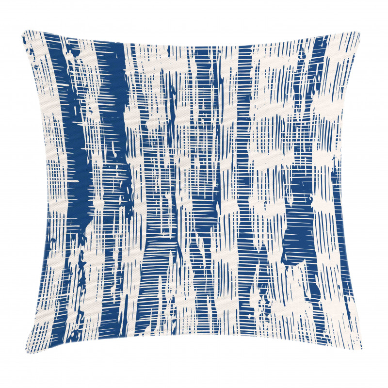 Abstract Stripy Grunge Pillow Cover