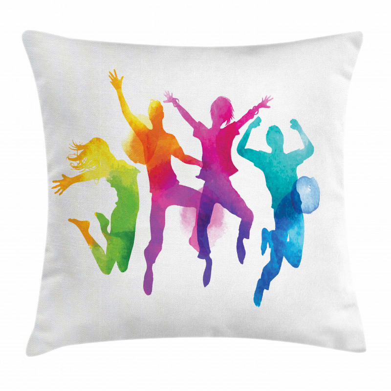 Rainbow Colored Teens Pillow Cover