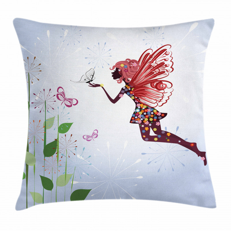 Butterfly Wing Fairy Pillow Cover