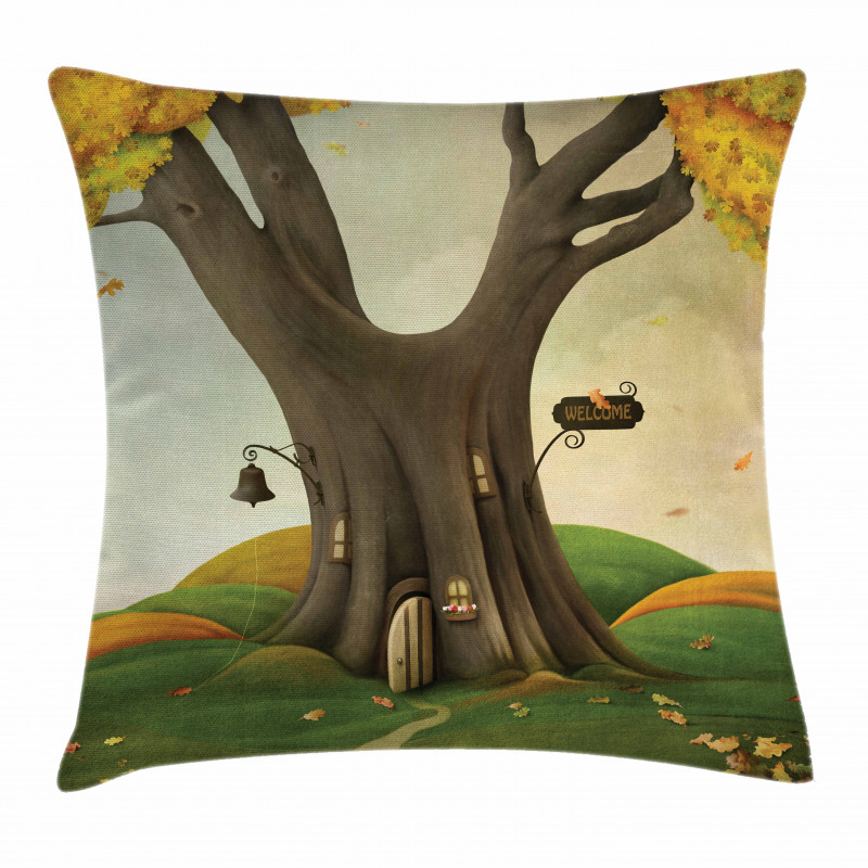 Cosy Tree Tunk Autumn Pillow Cover