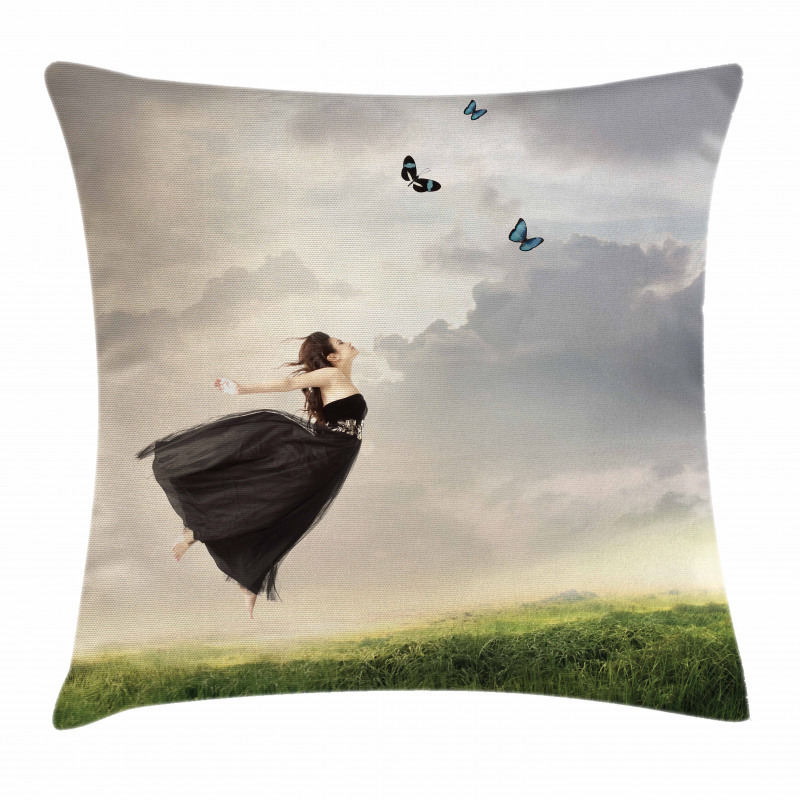 Poetry Bleak Weather Pillow Cover