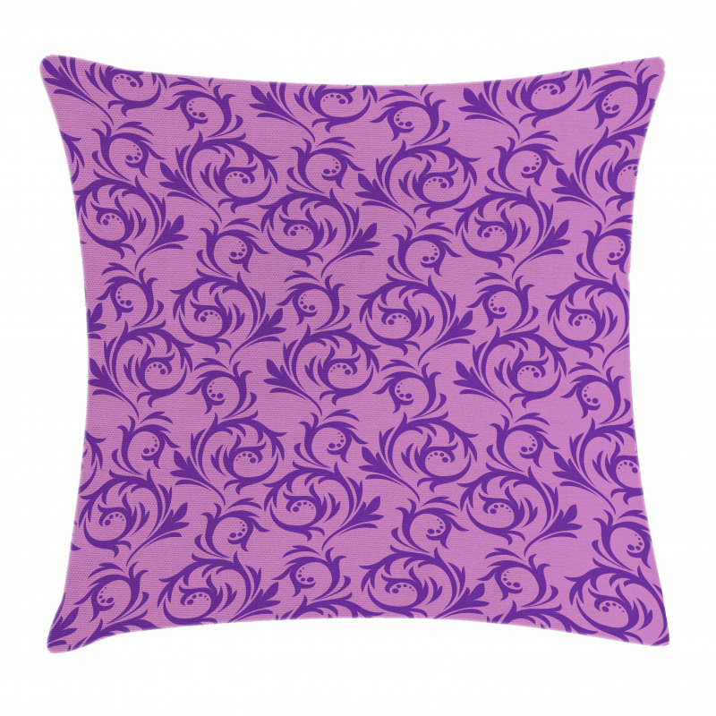 Rococo Scroll Curls Pillow Cover