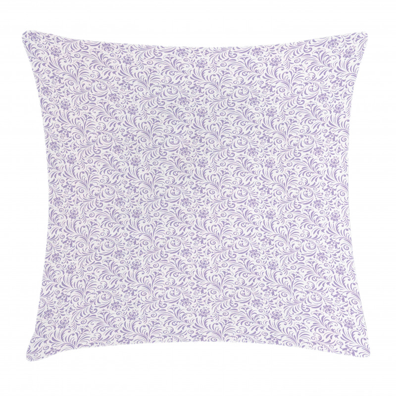 Abstract Curly Foliage Pillow Cover
