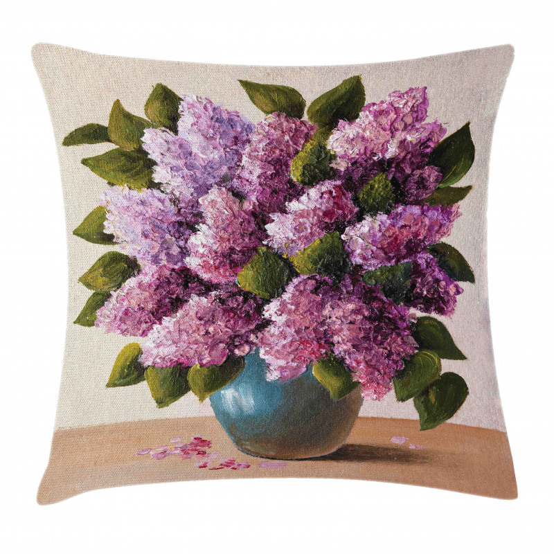 Lilac Bouquet Artwork Pillow Cover