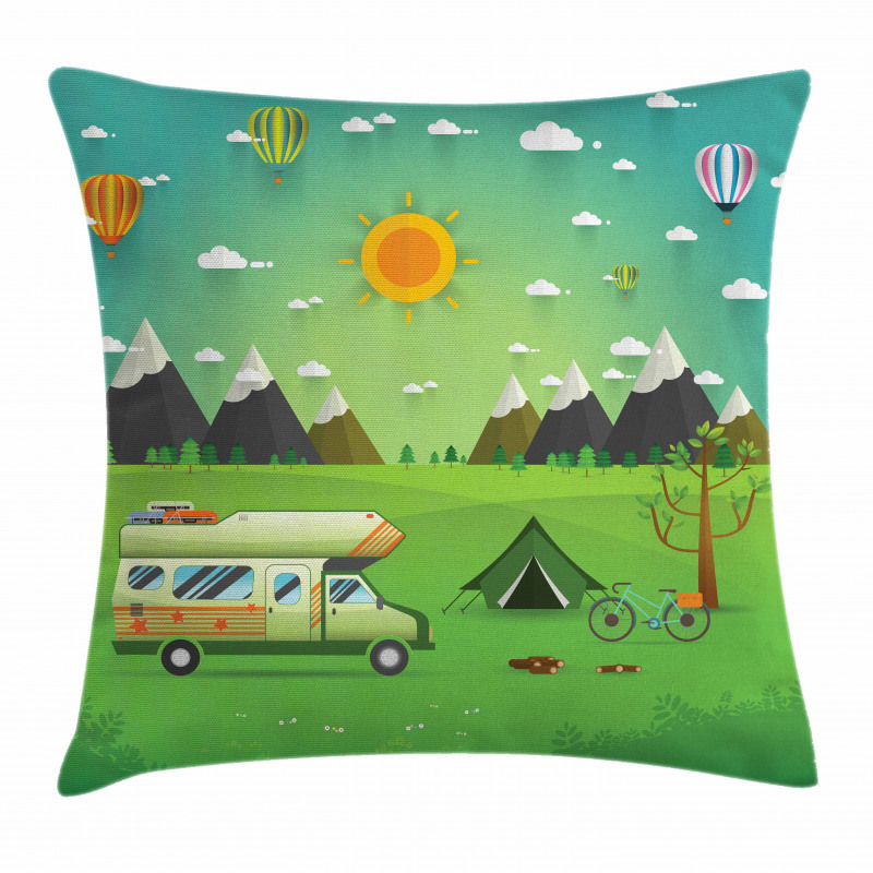 Outdoors Caravan Pillow Cover