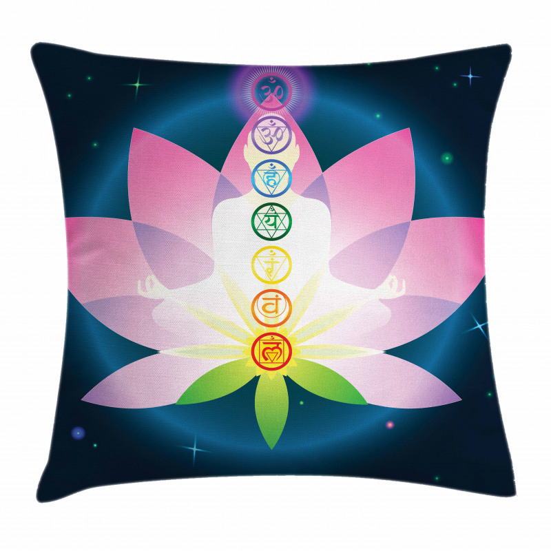 Lotus Flower Muladhara Pillow Cover