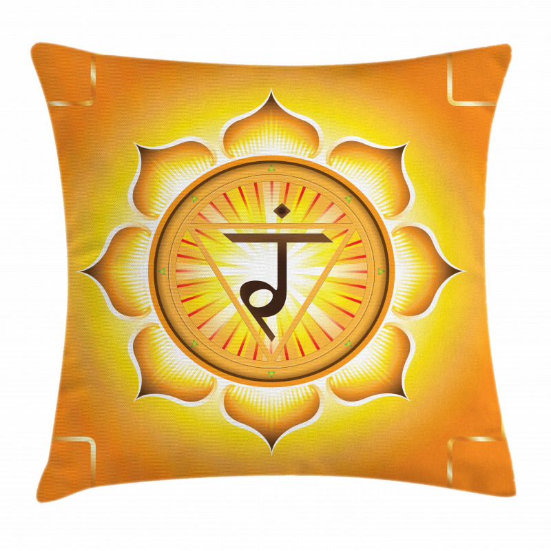 Manipura Solar Plexus Pillow Cover