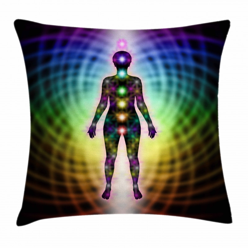 Geometric Diagram Energy Pillow Cover