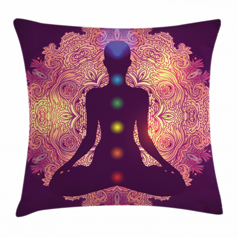 Psychedelic Mandala Pillow Cover