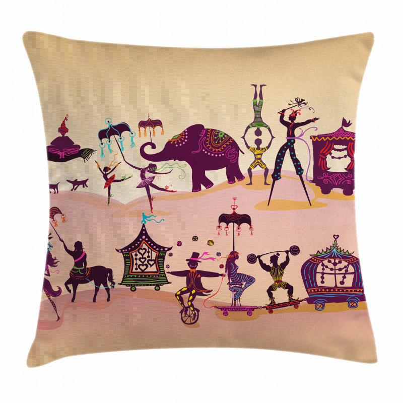 Oriental Fantasy Theme Pillow Cover