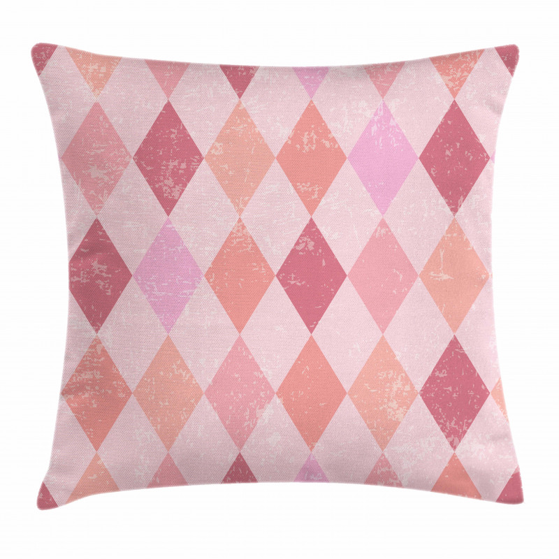 Harlequin Diamond Pattern Pillow Cover