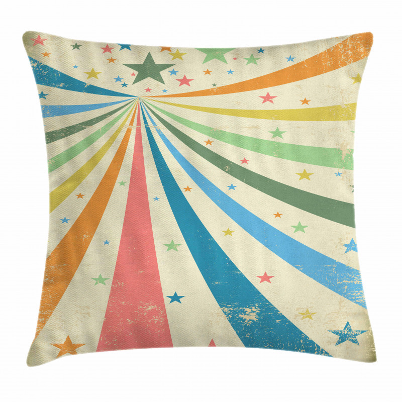 Rainbow Background Art Pillow Cover