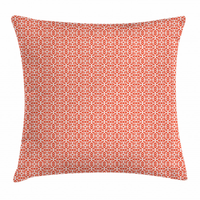 Lacy Floral Pattern Pillow Cover