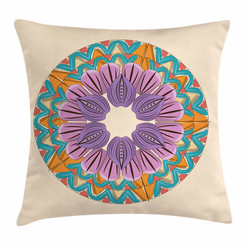 Rotating Zigzag Lines Pillow Cover