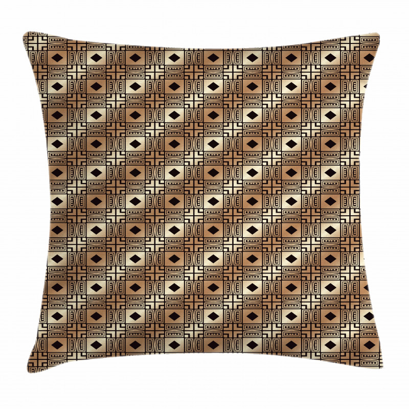 Transitioned Tetragons Pillow Cover
