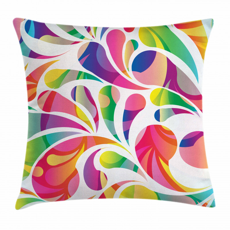 Abstract Arc-drop Pillow Cover