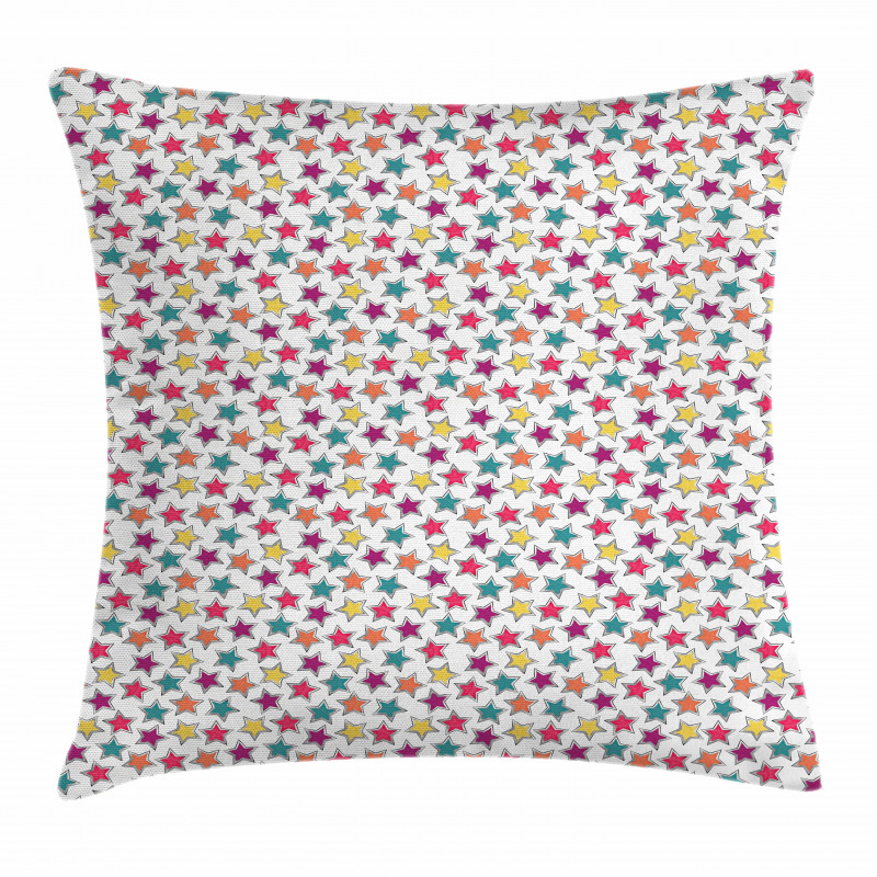 Graphic Stars Youth Pillow Cover