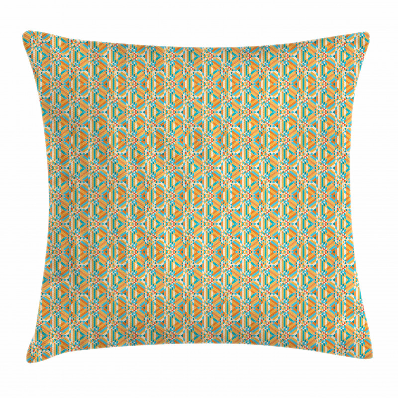 Stripes and Triangles Pillow Cover