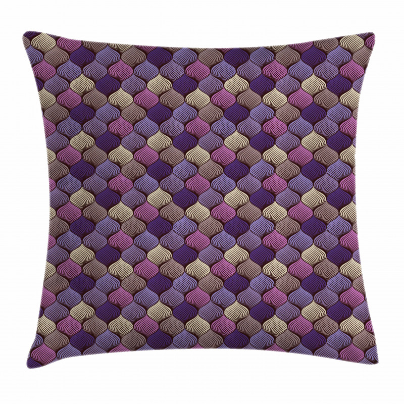 Abstract Doodle Braid Pillow Cover