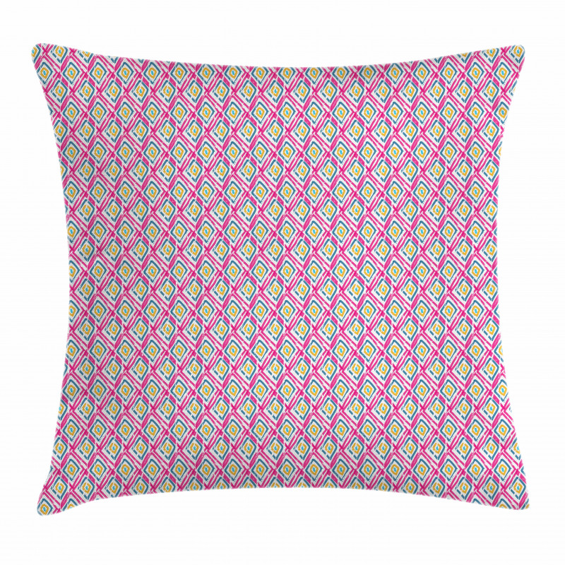 Rough Paintbrush Style Pillow Cover