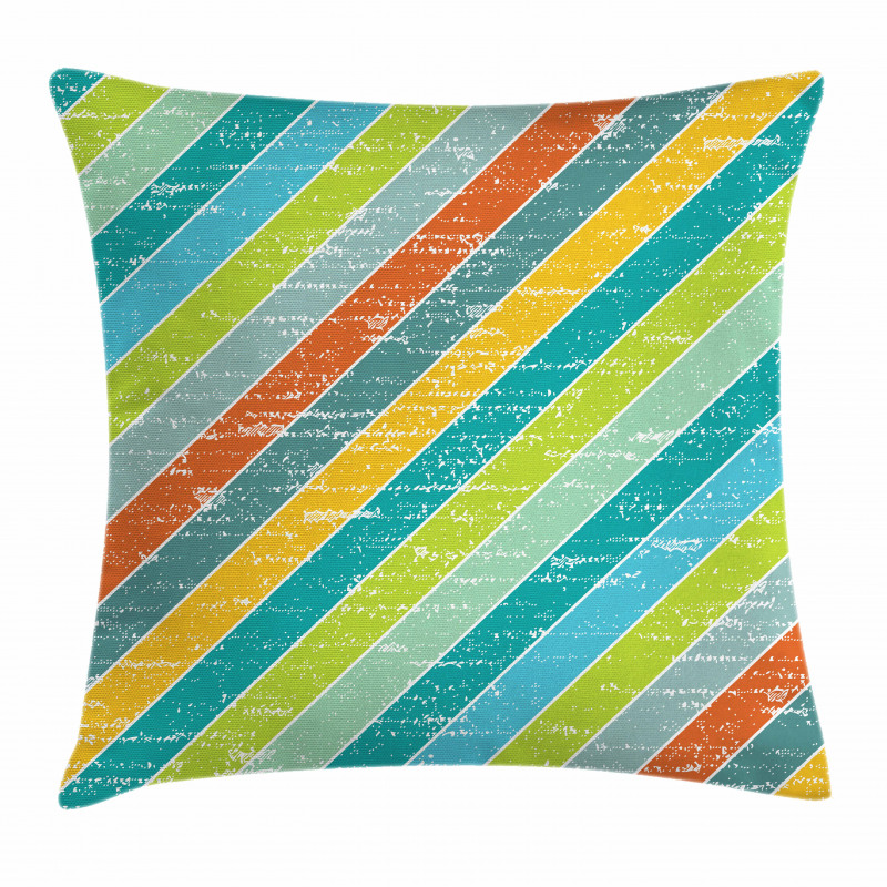 Diagonal Strips Pillow Cover