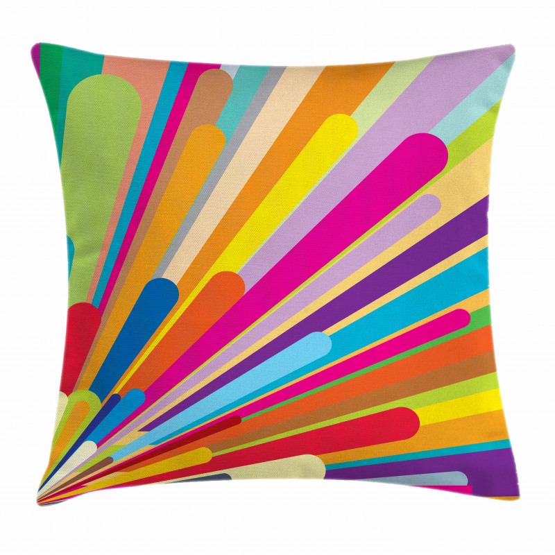 Burst of Lines Pillow Cover