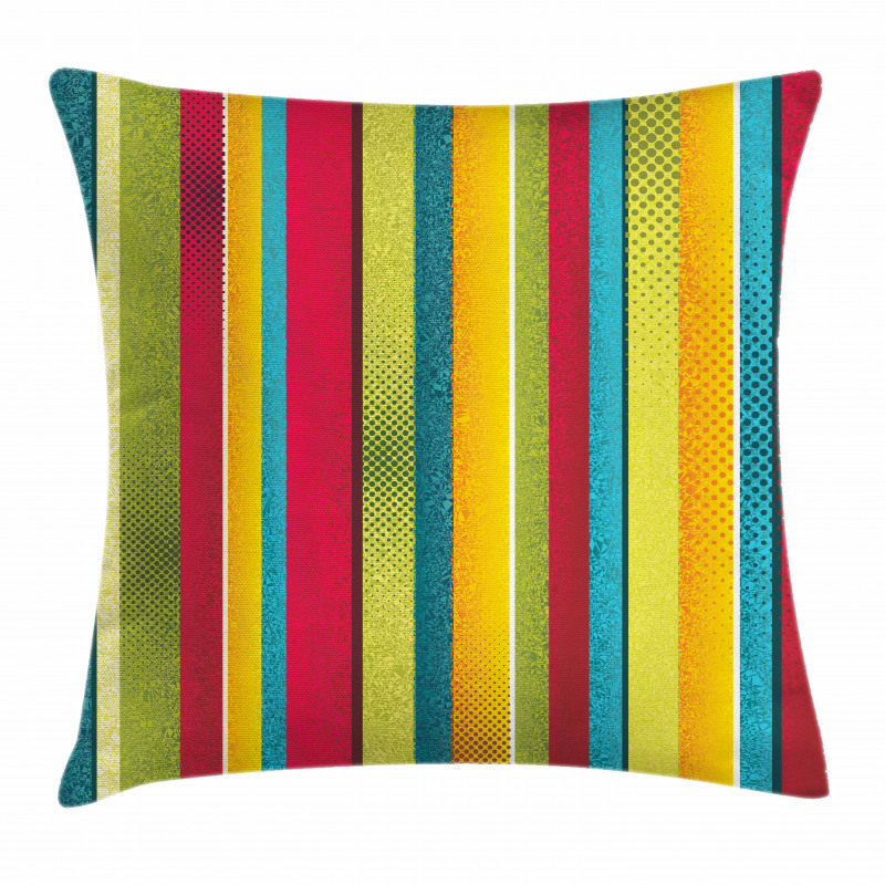 Ragged Stripes Pillow Cover