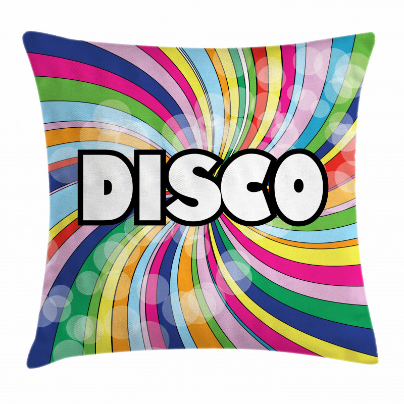 Eighties Disco Pillow Cover