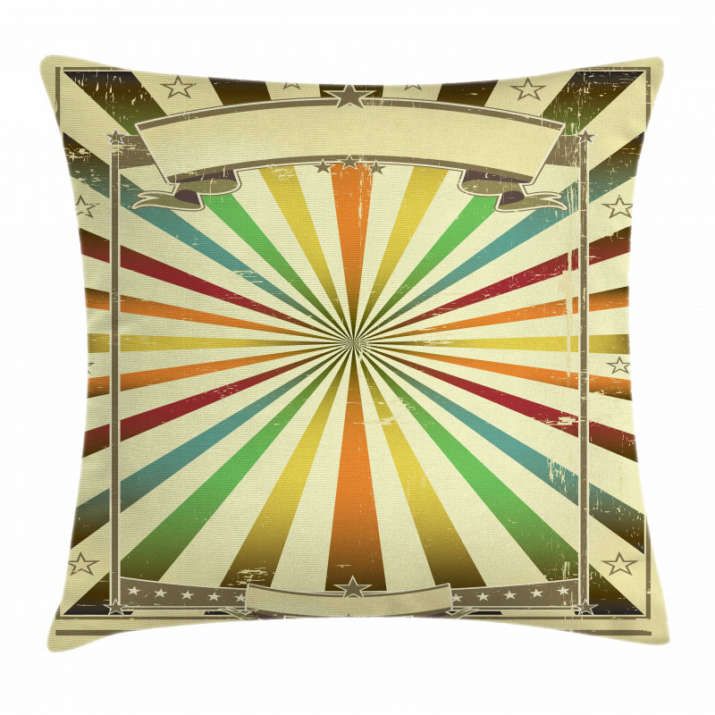 Colorful Poster Pillow Cover