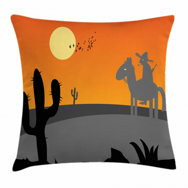 Hot Mexico Desert Pillow Cover