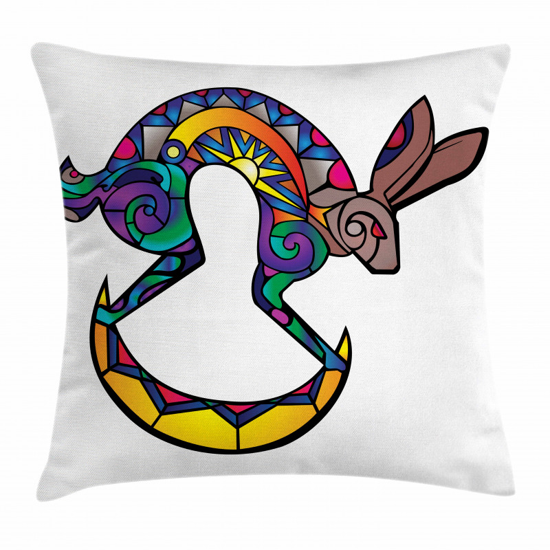 Kokopelli Hare Pillow Cover