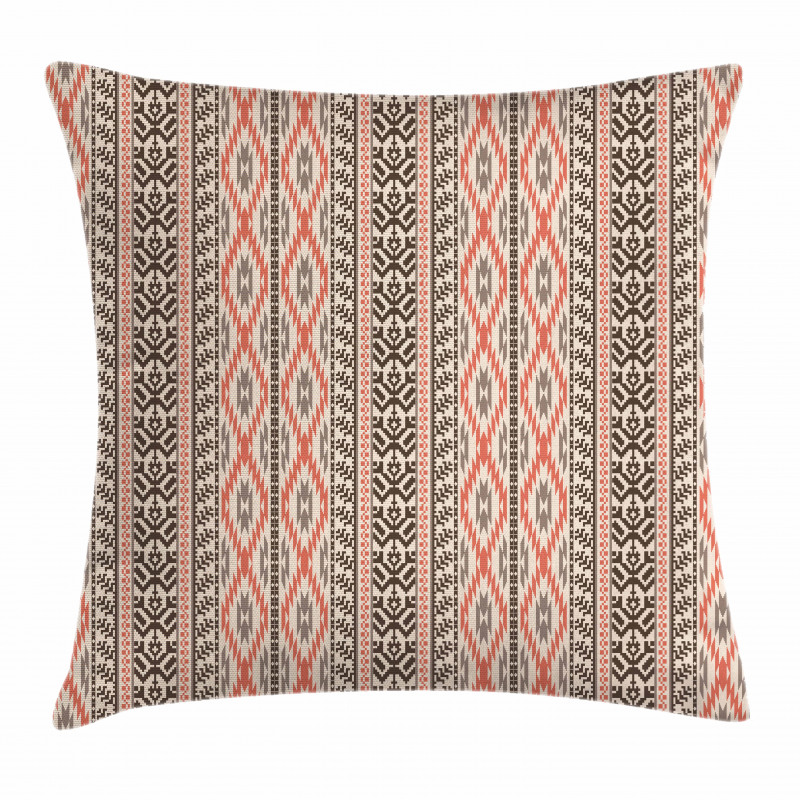 Native Art Borders Pillow Cover