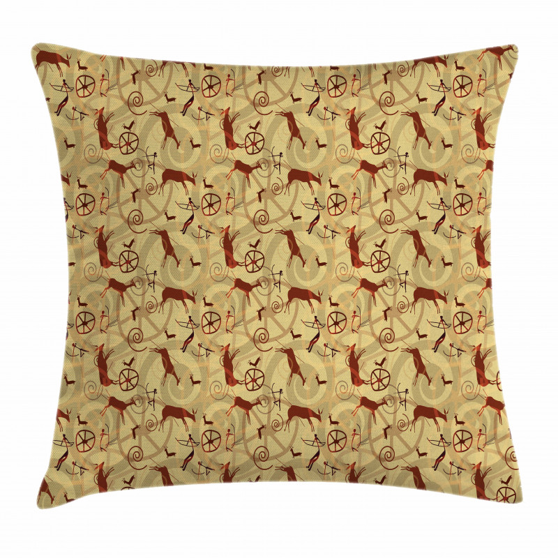 Prehistoric Art Pillow Cover