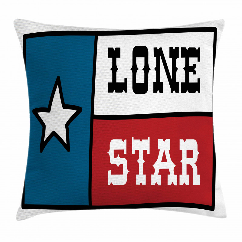 State Flag Design Pillow Cover