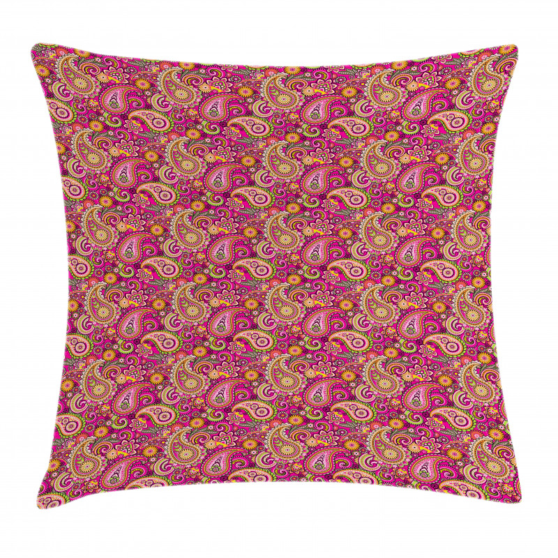 Blossom Persian Folk Pillow Cover