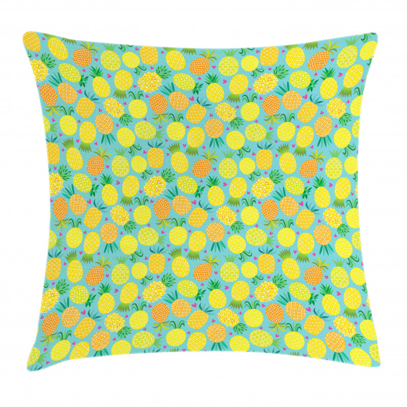 Hearts Stars Scales Pillow Cover