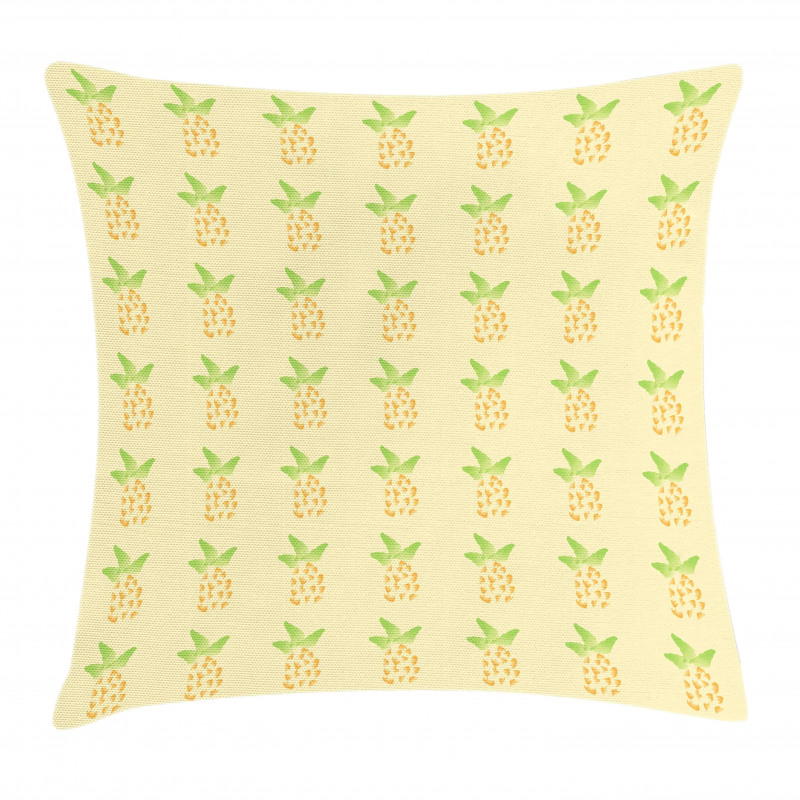 Watercolor Pineapple Pillow Cover