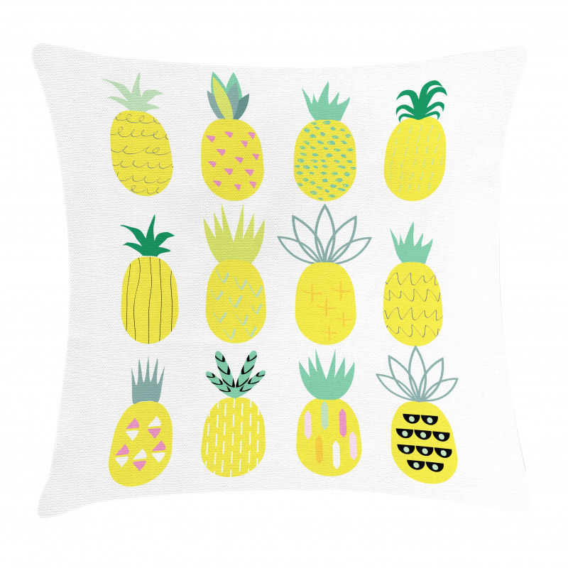 Pattern of Fruits Pillow Cover