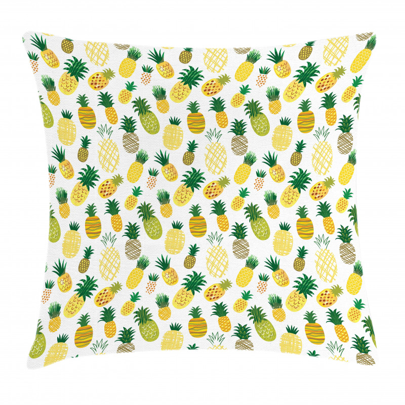 Cartoon Fruits Pineapples Pillow Cover