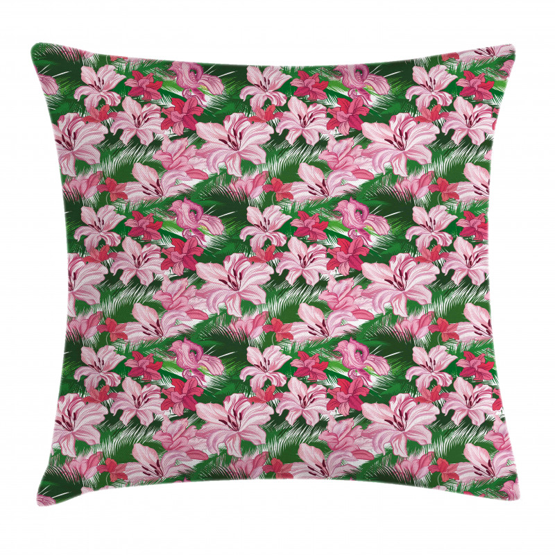 Hawaiian Spring Blossoms Pillow Cover