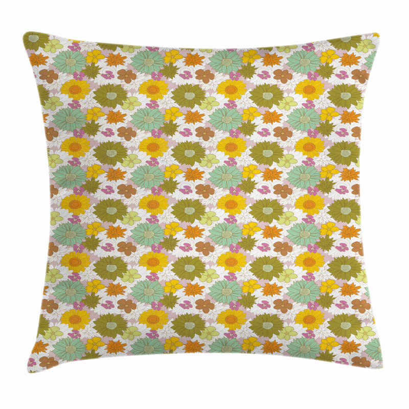 Retro Fresh Nature Theme Pillow Cover