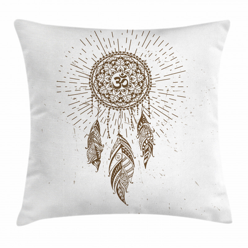 Dreamcatcher Mandala Art Pillow Cover