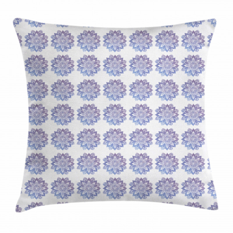 Watercolor Floral Frame Pillow Cover