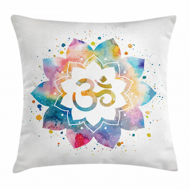 Timeless Sign on Lotus Form Pillow Cover